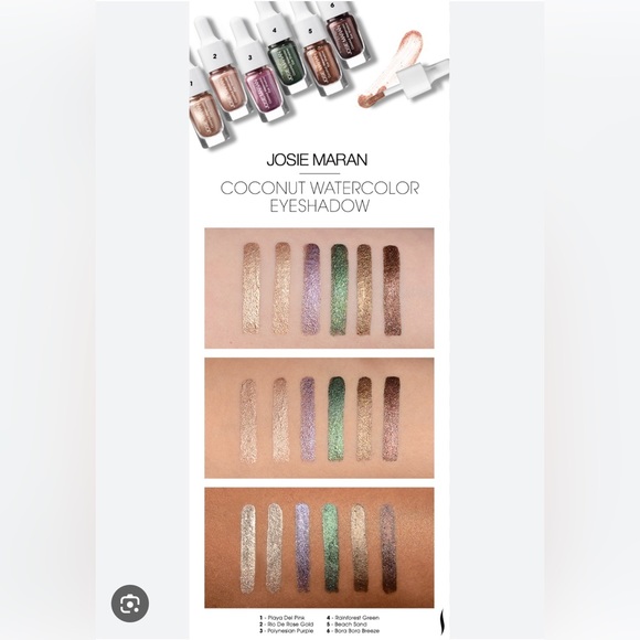 JOSIE MARAN Polynesian Purple coconut watercolor eye shadow BNIB - Picture 1 of 6